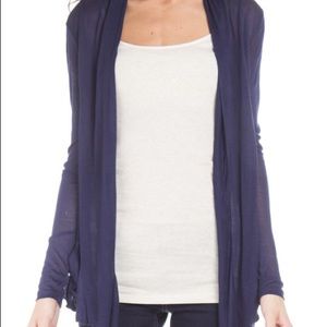 Navy cardigan